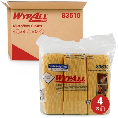 83610 WYPALL MICROFIBER Cloths YELLOW