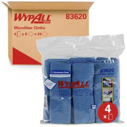 83620 WYPALL MICROFIBER Cloths BLUE