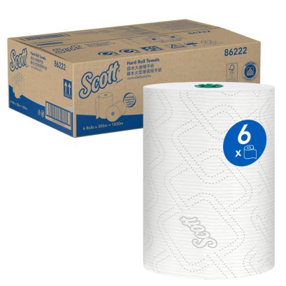 86222 SCOTT AIRFLEX HRT WHITE 305MX6 (Poly)