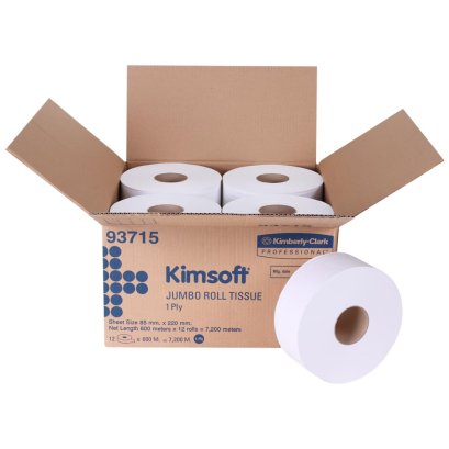 93715 B/TISS K/SOFT JRT 1 PLY 600M 1X12