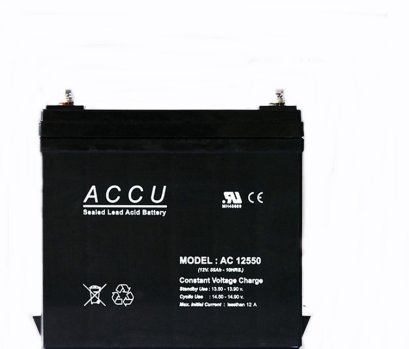 Model : AC12550 12Volt 55AH.