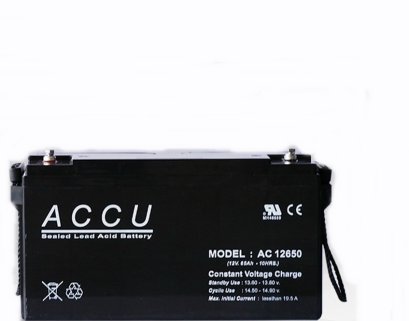 Model : AC12650 12Volt 65AH.