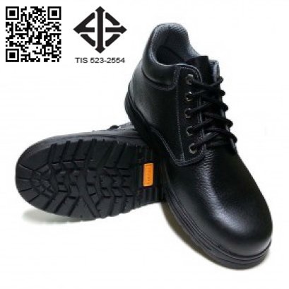 S-1309DN TIS 523-2554 รองเท้านิรภัยหุ้มข้อ หนังแท้อัคลายฟอกนิ่ม พื้น NBR