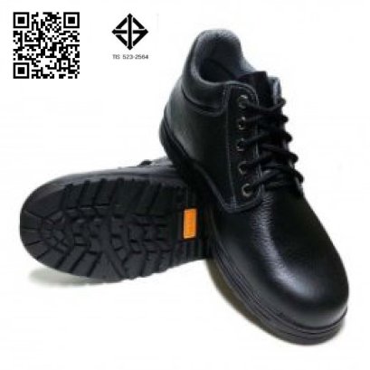 S-1309DN TIS 523-2564 รองเท้านิรภัยหุ้มข้อ หนังแท้อัคลายฟอกนิ่ม พื้น NBR