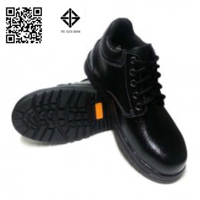 S-1309TN TIS 523-2564 รองเท้านิรภัยหุ้มข้อ หนังแท้อัดลาย พื้น NBR