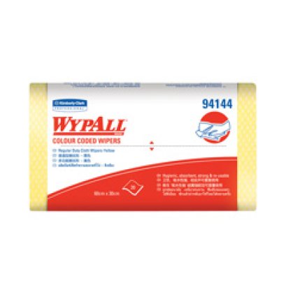 94144 WYPALL* Colour Coded Regular Duty Wipers (Yellow)