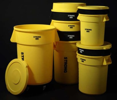 ถังขยะ120ลิตร พร้อมฐานล้อ รุ่น HC 305