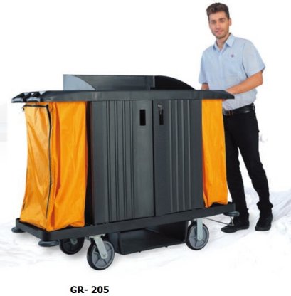 D-205 รถเข็นแม่บ้าน