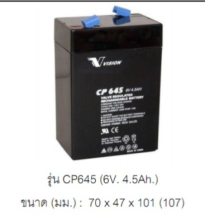 VISION รุ่น CP645