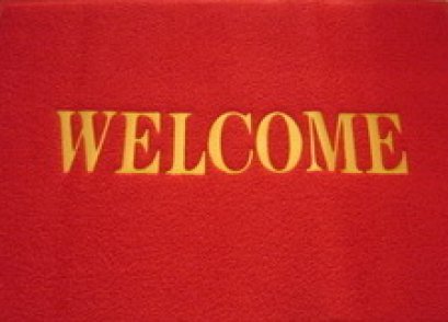 พรมดักฝุ่นและกันลื่นสำเร็จรูป WELCOME