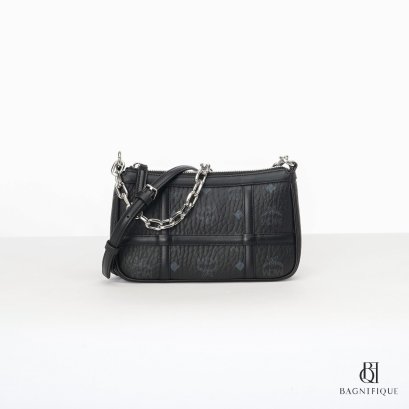 MCM AREN MINI BLACK CANVAS SHW