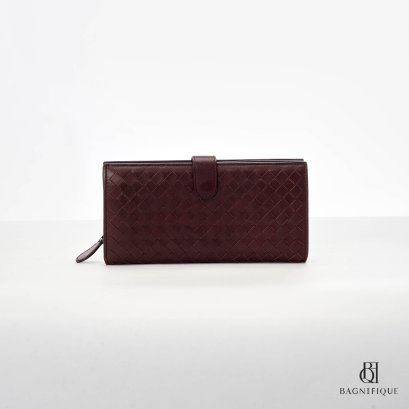 BOTTEGA BIFOLD WALLET LONG RED CALF SHW