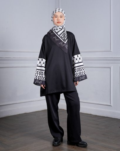 Keeffiyeh Print Top