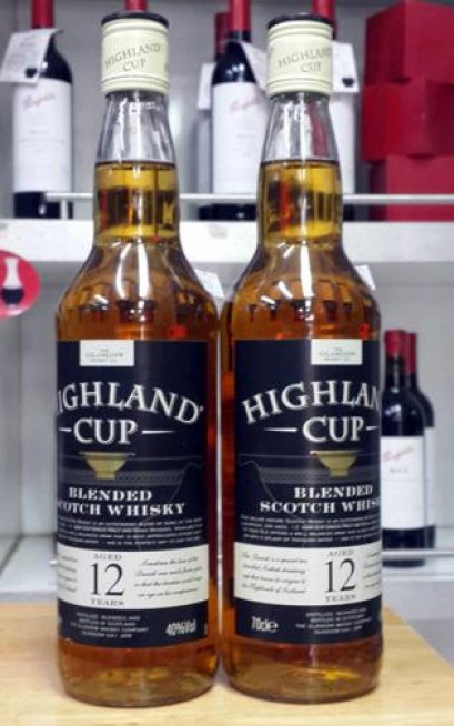 ลัง 12 ขวด Highland Cup 12 Years Old 70cl.