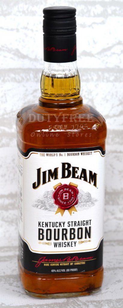 ลัง 12 ขวด Jim Beam White Label Bourbon 1Liter
