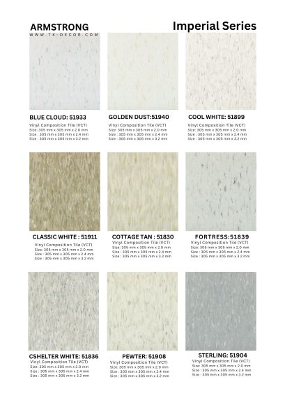 กระเบื้องยาง Armstrong รุ่น Standard Excelon Imperial Series