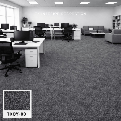 พรมแผ่น TQY 50x50 ซม. พรมสำนักงาน พร้อมติดตั้ง | TK