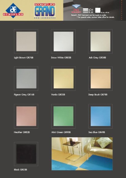 กระเบื้องยางสีพื้น