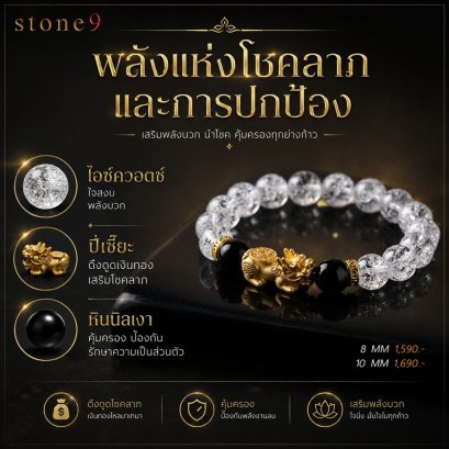 ไอซ์ควอตซ์ Collectione พลังแห่งโชคลาภ และการปกป้อง