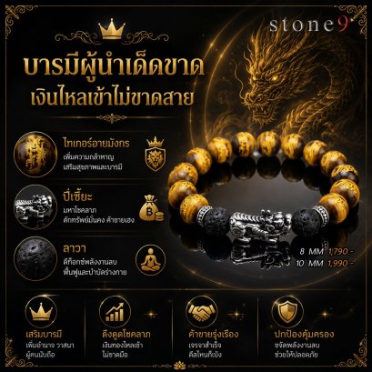 ไทเกอร์อายมังกร Collection บารมีผู้นำ เงินไหลเข้าไม่ขาดสาย