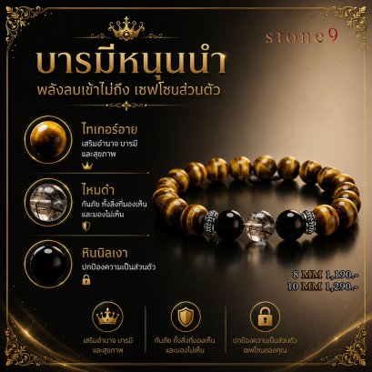 ไทเกอร์อาย Collection บารมีหนุนนำ พลังลบเข้าไม่ถึง เซฟโซนส่วนตัว