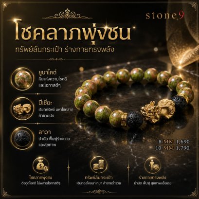 ยูนาไคต์ Collection โชคลาภพุ่งชน ทรัพย์ล้นกระเป๋า ร่างกายทรงพลัง