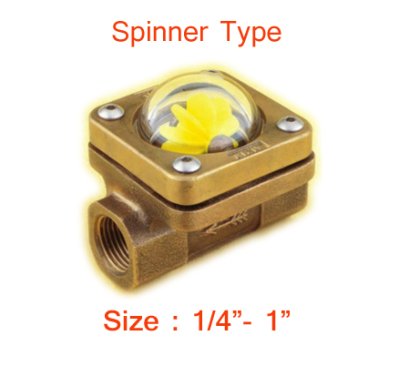 Spinner Sight Glass