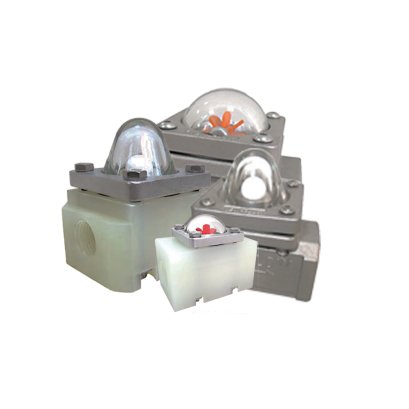 Spinner / Ball Sight Flow Indicators