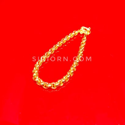 สร้อยข้อมือทองคำแท้ 96.5% ลายผ่าหวาย