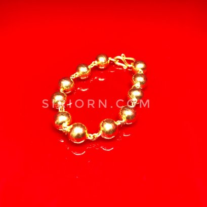 สร้อยข้อมือทองคำแท้ 96.5% ลายประคำเรียง