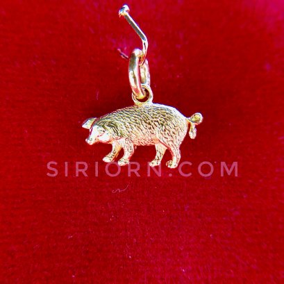 จี้ทองคำแท้ 96.5% ลายปีหมู(ตัว)