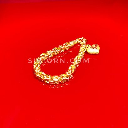 สร้อยข้อมือทองคำแท้ 96.5% ลายมีนา