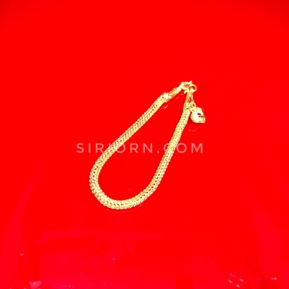 สร้อยข้อมือทองคำแท้ 96.5% ลายสะเก็ดดาว