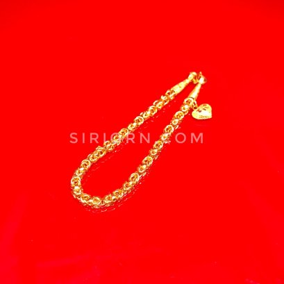 สร้อยข้อมือทองคำแท้ 96.5% ลายมีนา