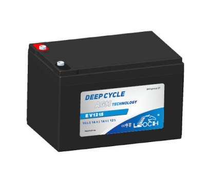 Electric Vehicle Battery LEOCH EV1215 (AGM-GEL Type) 12V 15Ah