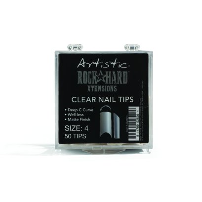 ART 50CT CLEAR #4 NAIL TIP