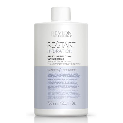 REVLON PROFESSIONAL Re/Start Hydration Moisture Melting Conditioner 750 Ml ครีมนวดผมเนื้อเนียนนุ่ม ให้ความชุ่มชื้นฟื้นฟูเส้นผม  ลดการชี้ฟู