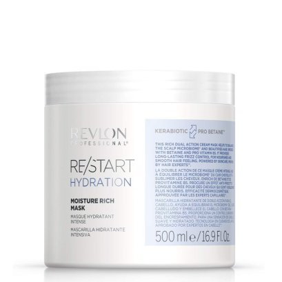 REVLON PROFESSIONAL RE/START Hydration Moisture Rich Mask 500 ml มาส์กบำรุงผมเข้มข้น ลดปัญหาผมชี้ฟู สำหรับผมแห้ง