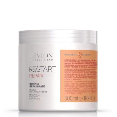 REVLON PROFESSIONAL  ReStart Recovery Intense Repair Mask 500ml. มาร์ค บำรุงผมเข้มข้น สำหรับผมเสียจากการทำเคมี