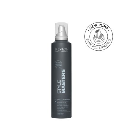 REVLON PROFESSIONAL STYLE MASTERS MUST-HAVES MODULAR MOUSSE 300 Ml. มูสจัดแต่งทรงผมและเพิ่มวอลลุ่มระดับปานกลาง