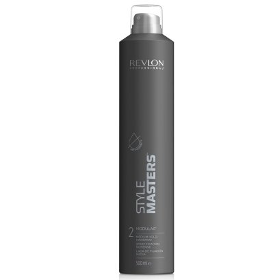 REVLON PROFESSIONAL Style Masters Must-Haves Modular Hair Spray, 500 ml สเปรย์จัดแต่งทรงผมสำหรับทุกสภาพเส้นผม ผลิตภัณฑ์จัดแต่งทรงผมที่มีความอยู่ทรงปานกลาง
