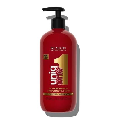 REVLON PROFESSIONAL REVLON PROFESSIONAL UNIQONE ALL IN ONE SHAMPOO, MOISTURIZING SHAMPOO, SHAMPOO FOR DAMAGED HAIR 490ML แชมพู All-in-one