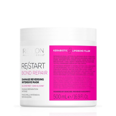 REVLON PROFESSIONAL RE/START Bond Repair Mask 500 ML. มาส์กบำรุงผมเสียสูตรเข้มข้น ช่วยปรับสมดุลหนังศรีษะ และซ่อมแซมเส้นผมที่อ่อนแอให้แข็งแรง