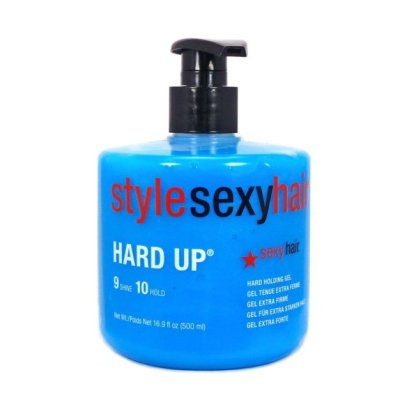 Sexyhair Hard Up holding Gel 500 ml. เจลที่ทันสมัยที่สุด ให้ความอยู่ตัวระดับ 10 ความแห้งระดับ 8 เพื่อให้เซตผมได้ทุกทรง