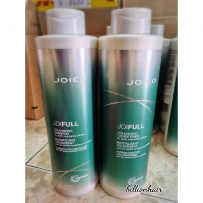 Joico Joifull Volumizing shampoo 1000ml + conditioner 1000ml ชุดแชมพุพร้อมครีมนวดผม ดุมีโวลุ่มไม่ลีบแบน ขนาดใหย่