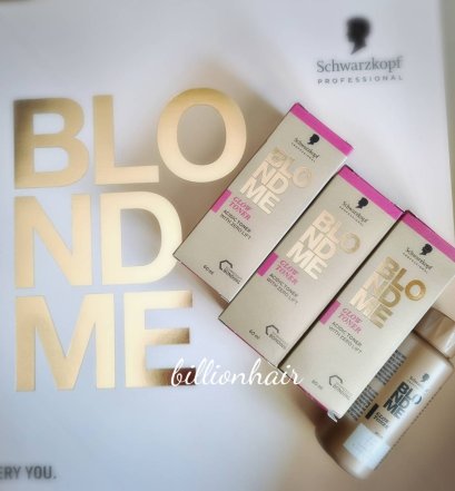 Schwarzkopf  Blondeme Glow Toner -60ml พร้อมตัวผสมสีแบบเจล 60ml 2% 7VOL
