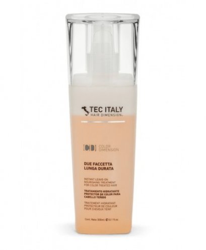 Tec Italy Due Faccetta Lunga Drata -Moisturizing color protecting treatment for color hair 300ml