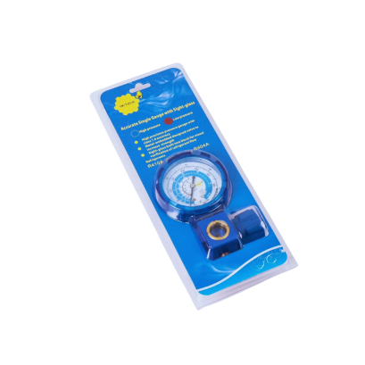 เกจ์เดี่ยวเติมน้ำยาแอร์ สีน้ำเงิน CT-468-L ยี่ห้อ IM-TECH