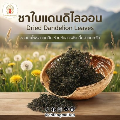ชาใบแดนดิไลออน-Dried Dandelion Leaves