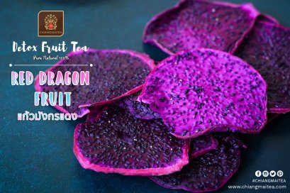 แก้วมังกรแดง ชาผลไม้-ดีท็อกซ์ (FruitTea-Detox )